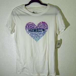NWT-Roxy- Hawaii graphics t-shirt- Size xl